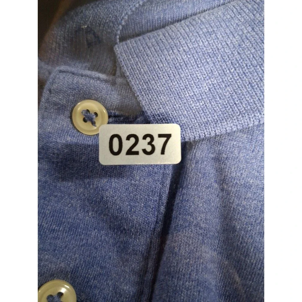 Polo Ralph Lauren Polo Shirt Mens XXL Blue‎ Stretch 100% Cotton Blue Pony